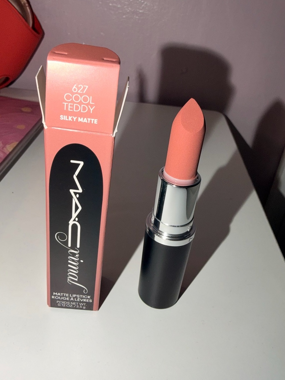 MAC Cosmetics Macximal Lipstick 627 Cool Teddy - Silky Matte Pink